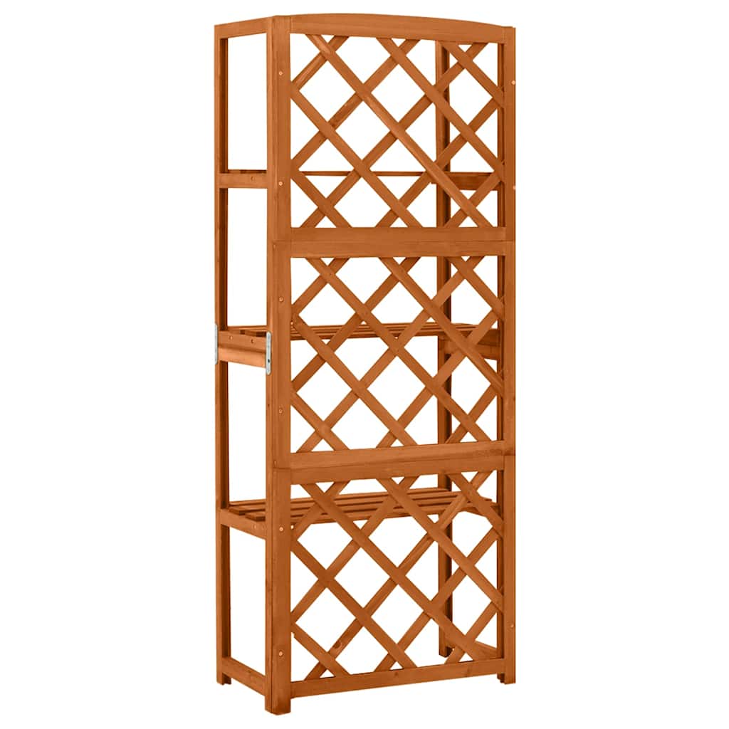 vidaXL Trellis | Natural wood | Solid fir wood | Medium | Shelving | Trellis 3