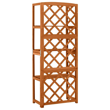 vidaXL Trellis | Natural wood | Solid fir wood | Medium | Shelving | Trellis 3