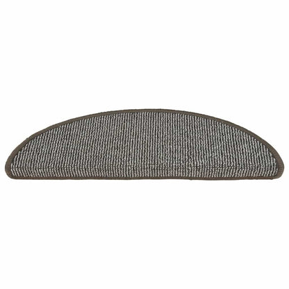 vidaXL Carpet Stair Tread | Set of 15 | Grey | Polypropylene (PP) | 56x17x3 cm 4