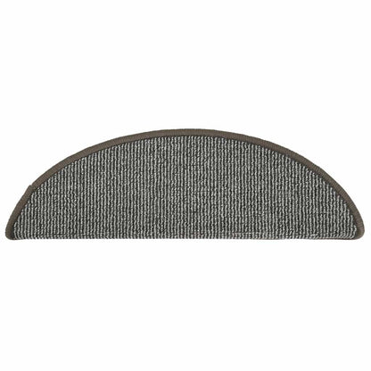 vidaXL Carpet Stair Tread | Set of 15 | Grey | Polypropylene (PP) | 56x17x3 cm 5