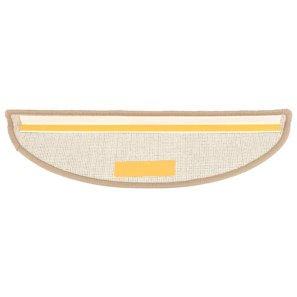 vidaXL Carpet Stair Tread | Set of 15 | Brown | Polypropylene (PP) | 56 x 17 cm 6