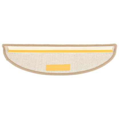 vidaXL Carpet Stair Tread | Set of 15 | Brown | Polypropylene (PP) | 56 x 17 cm 6