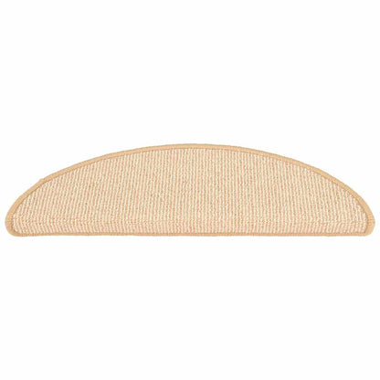 vidaXL Carpet Stair Tread | Set of 15 | Cream | Polypropylene | 56 x 17 x 3 cm 4