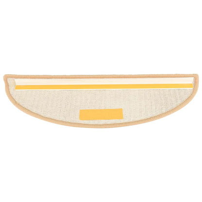 vidaXL Carpet Stair Tread | Set of 15 | Cream | Polypropylene | 56 x 17 x 3 cm 6