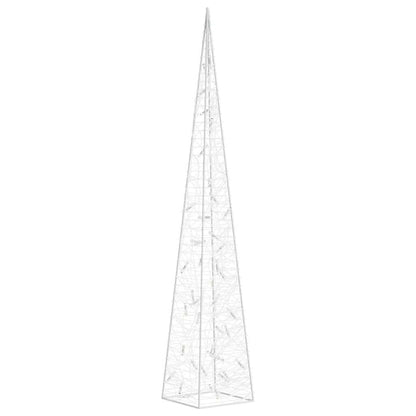 vidaXL Light Cone | Warm White | Acrylic | 90 cm tall | Decorative Inlays 3