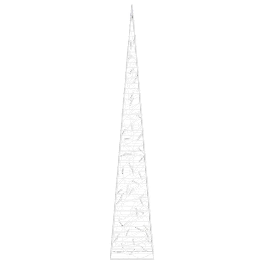 vidaXL Light Cone | Warm White | Acrylic | 90 cm tall | Decorative Inlays 5