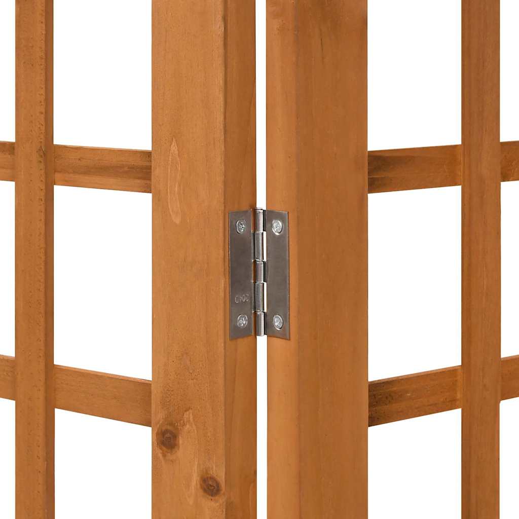 vidaXL 3-Panel Room Divider/Trellis Solid Fir Wood 121x180.5 cm 5