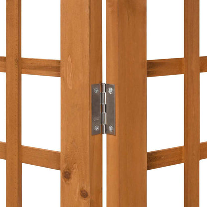 vidaXL 3-Panel Room Divider/Trellis Solid Fir Wood 121x180.5 cm 5