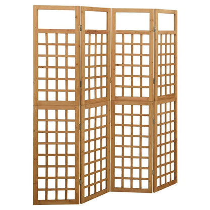 vidaXL 3-Panel Room Divider/Trellis Solid Fir Wood