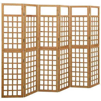 vidaXL 3-Panel Room Divider/Trellis Solid Fir Wood
