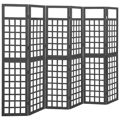 vidaXL 3-Panel Room Divider/Trellis Solid Fir Wood