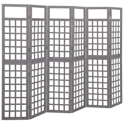 vidaXL 3-Panel Room Divider/Trellis Solid Fir Wood