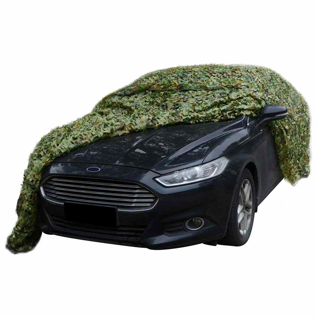 vidaXL Camouflage Net with Storage Bag 4x5 m Green 2