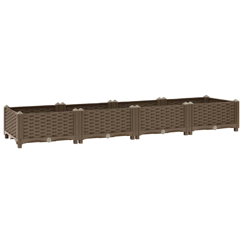 316514 vidaXL Raised Bed 160x40x23 cm Polypropylene 2
