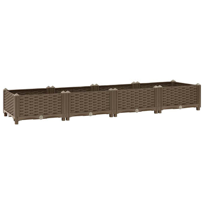 316514 vidaXL Raised Bed 160x40x23 cm Polypropylene 2