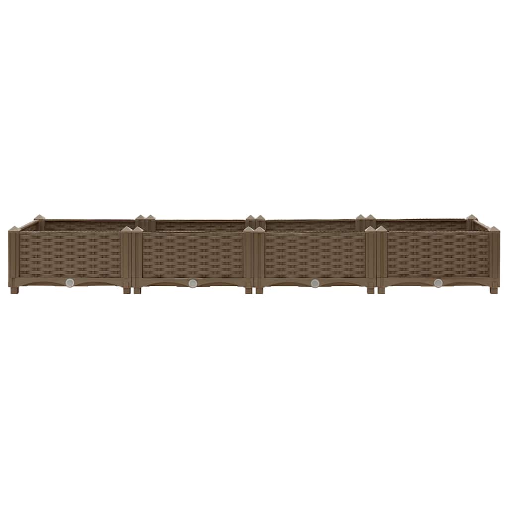 316514 vidaXL Raised Bed 160x40x23 cm Polypropylene 3