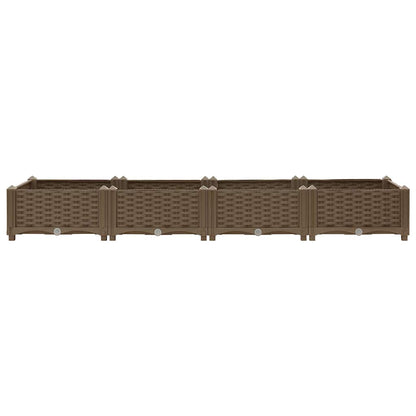 316514 vidaXL Raised Bed 160x40x23 cm Polypropylene 3