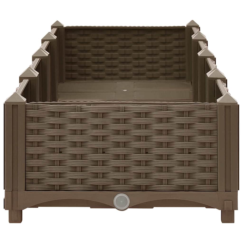 316514 vidaXL Raised Bed 160x40x23 cm Polypropylene 4