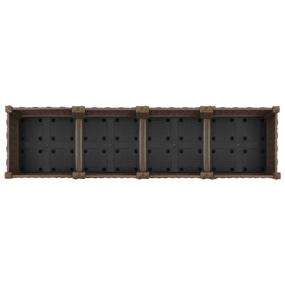 316514 vidaXL Raised Bed 160x40x23 cm Polypropylene 5