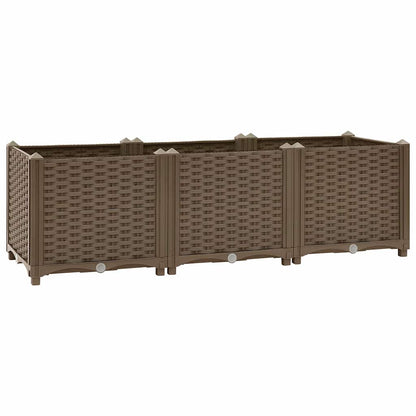 316517 vidaXL Raised Bed 120x40x38 cm Polypropylene 2