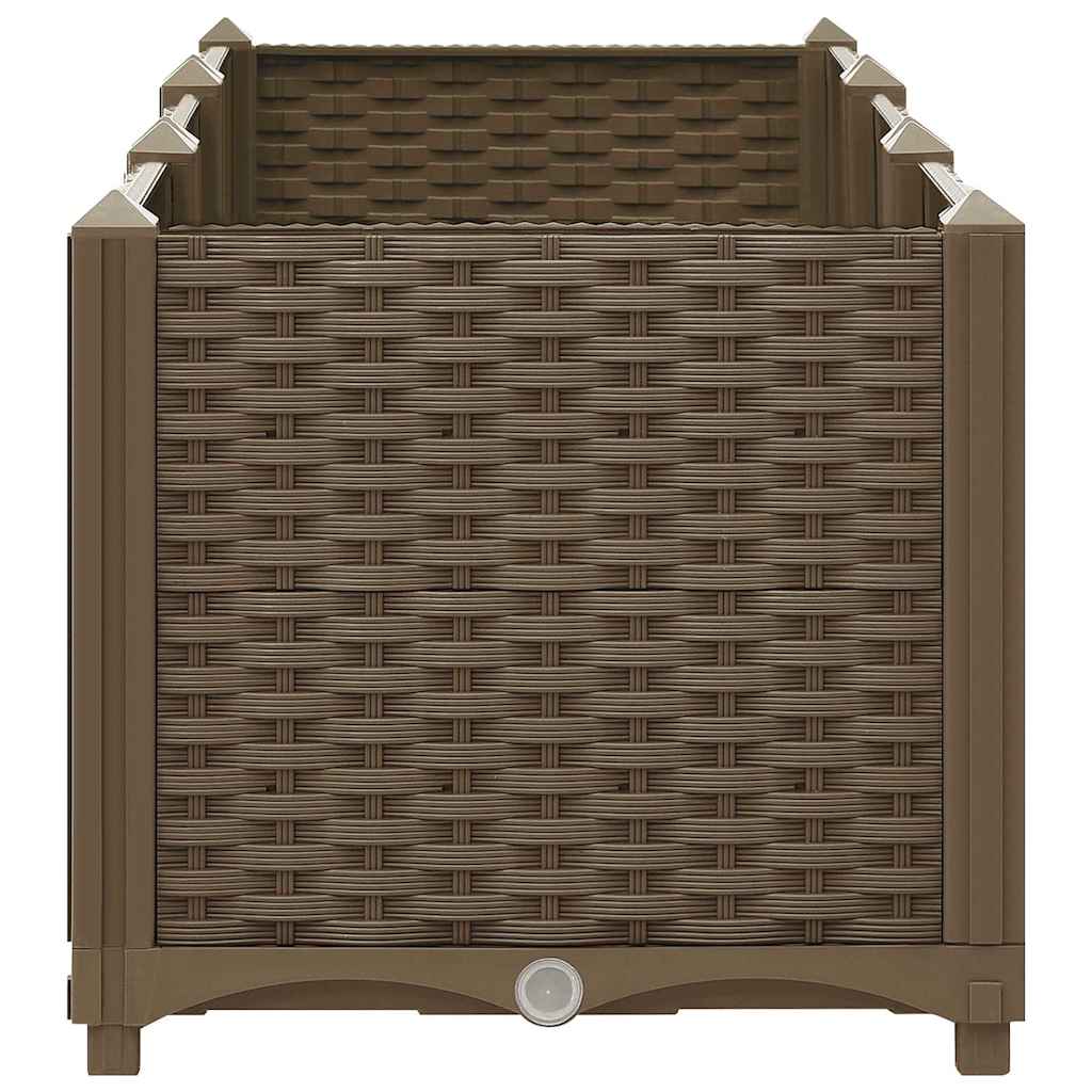 316517 vidaXL Raised Bed 120x40x38 cm Polypropylene 4