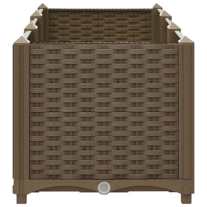 316517 vidaXL Raised Bed 120x40x38 cm Polypropylene 4