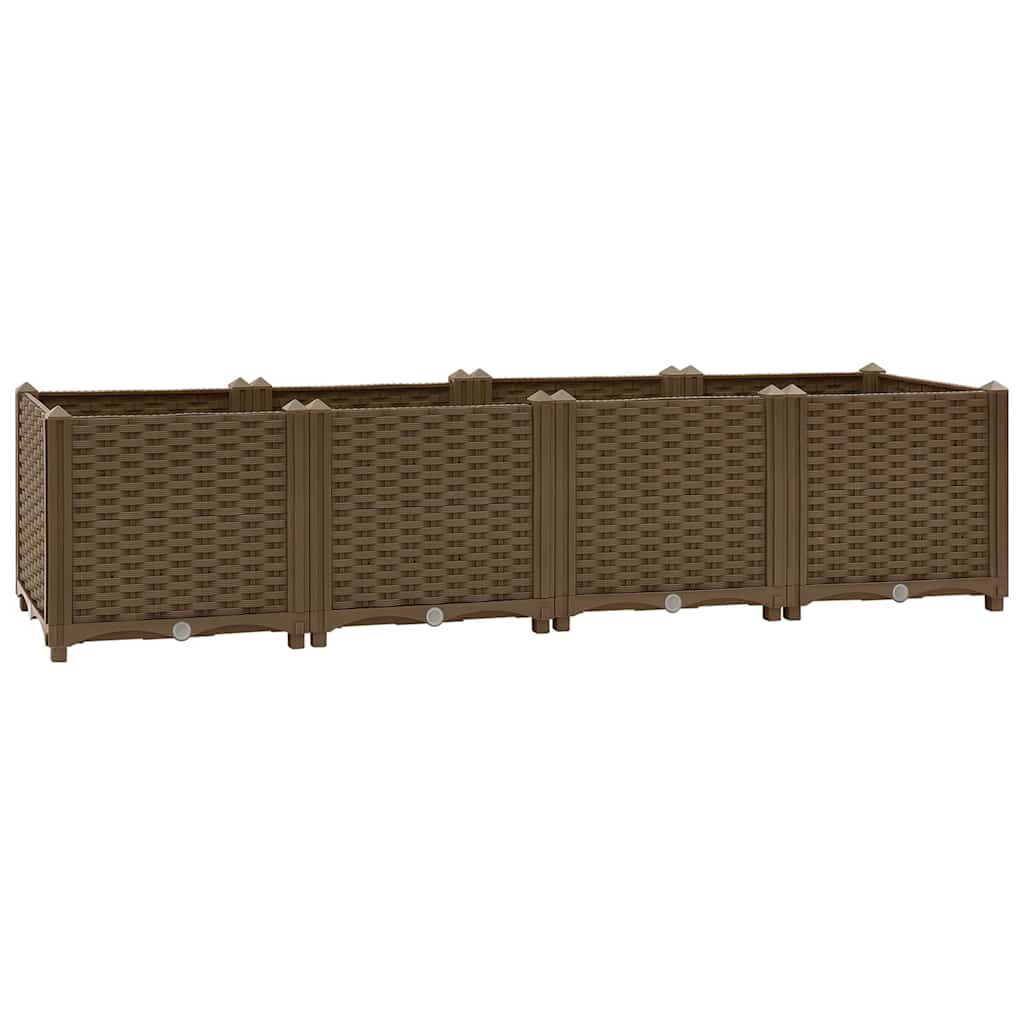 316518 vidaXL Raised Bed 160x40x38 cm Polypropylene 2