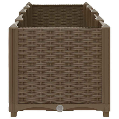 316518 vidaXL Raised Bed 160x40x38 cm Polypropylene 4