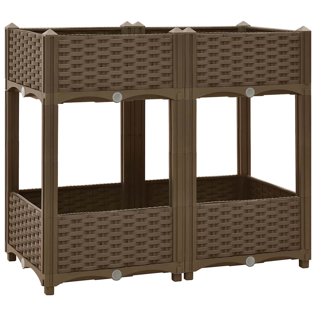 316520 vidaXL Raised Bed 80x40x71 cm Polypropylene 2