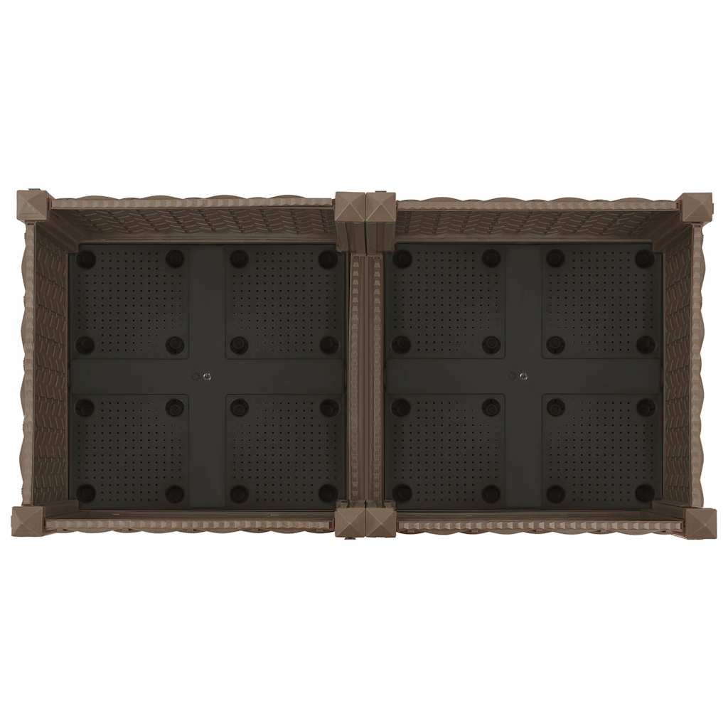 316520 vidaXL Raised Bed 80x40x71 cm Polypropylene 5