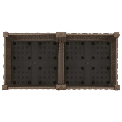 316520 vidaXL Raised Bed 80x40x71 cm Polypropylene 5