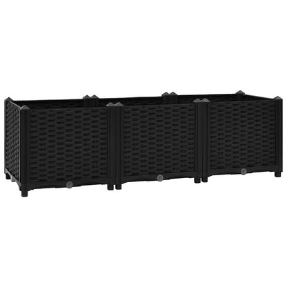 316532 vidaXL Raised Bed 120x40x38 cm Polypropylene 2