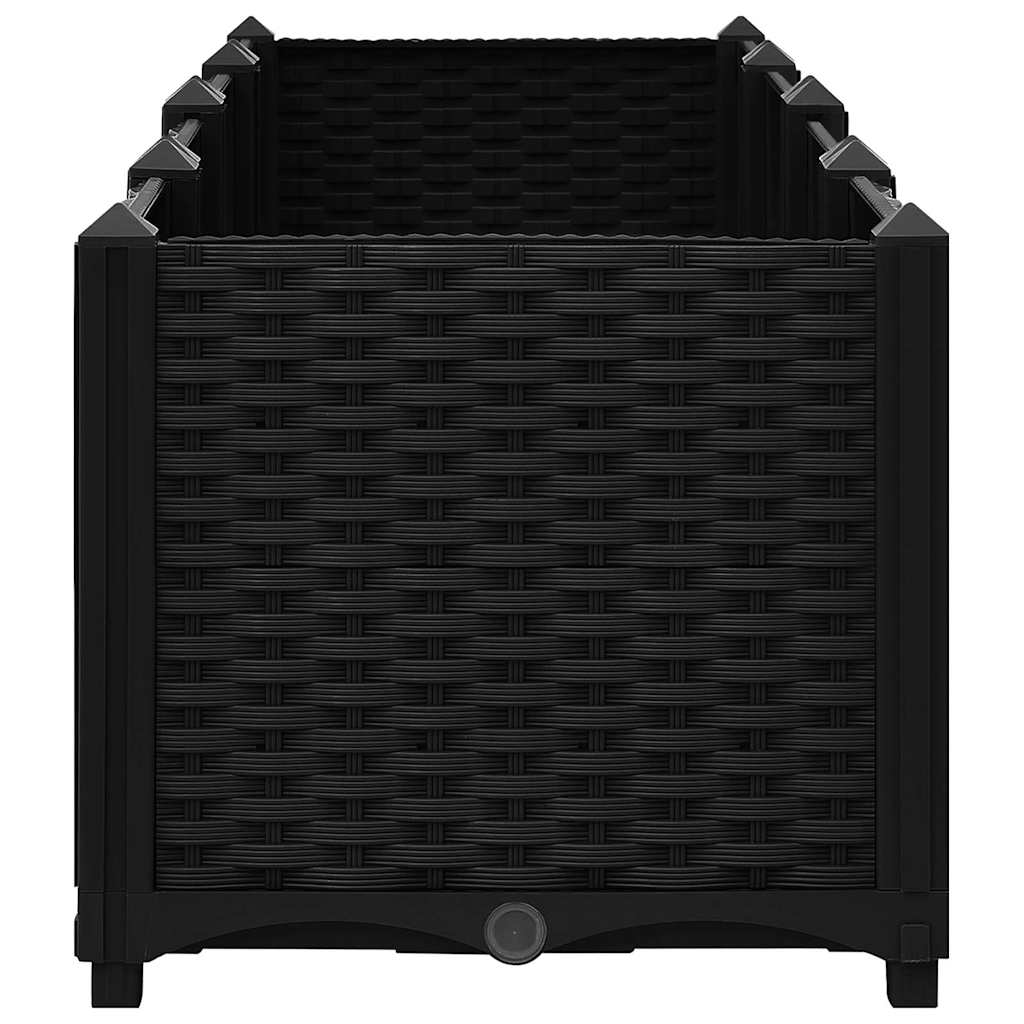 316533 vidaXL Raised Bed 160x40x38 cm Polypropylene 4