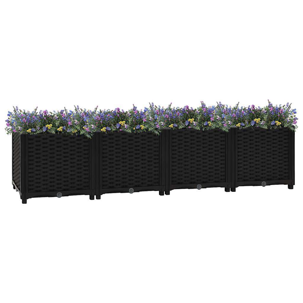 316533 vidaXL Raised Bed 160x40x38 cm Polypropylene 1