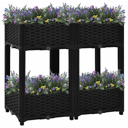 316535 vidaXL Raised Bed 80x40x71 cm Polypropylene 1