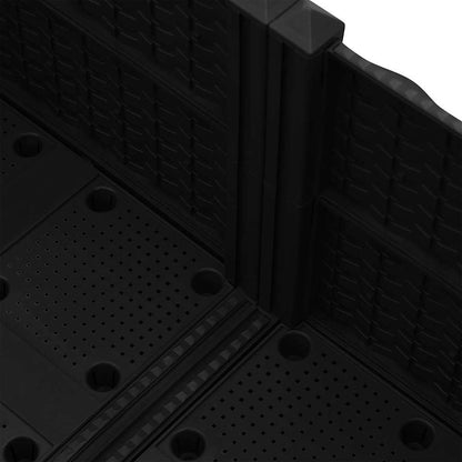 316540 vidaXL Raised Bed 80x80x38 cm Polypropylene 5