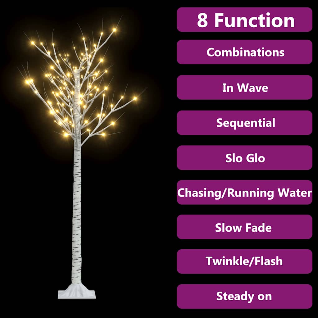 vidaXL Christmas Tree | White | Plastic | 1.5 m | Christmas Tree | Other 3
