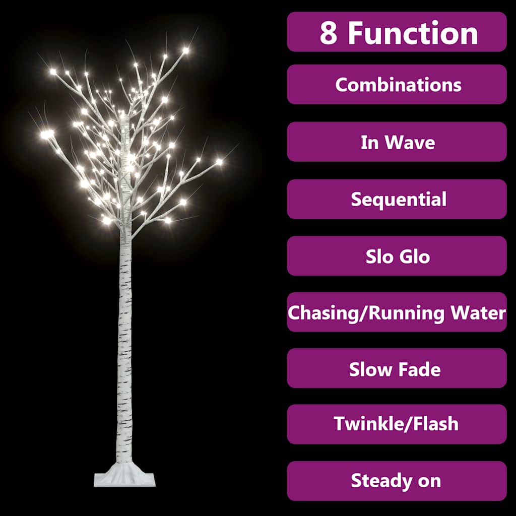vidaXL Christmas Tree | White | Plastic | 1.5 metres | Christmas Tree | Other 3