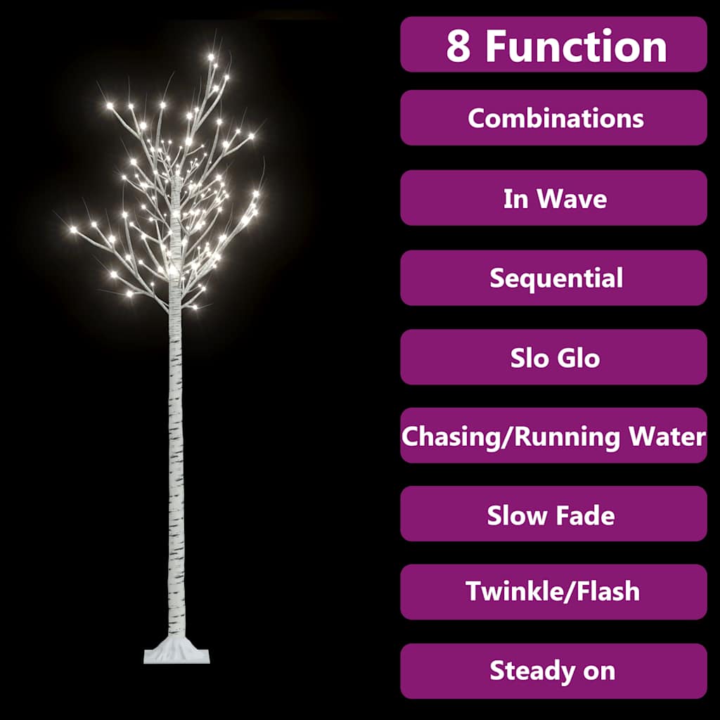 vidaXL Christmas Tree | Cold White | Plastic | 1.8 metres tall | Christmas Tree 3