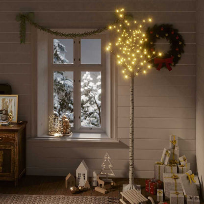 Christmas Tree 156 LEDs 1,5 m Willow Indoor Outdoor Warm white 2.2 m