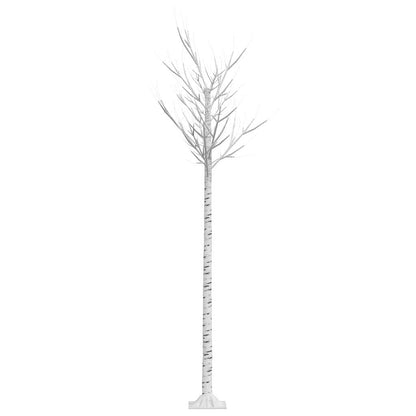 vidaXL Christmas Tree | White | Plastic | 2.2 metres tall | Christmas Tree 4
