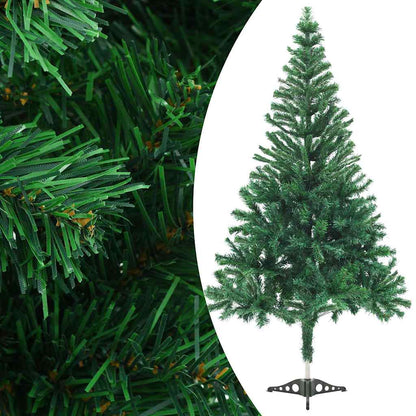 Christmas Tree PVC 120 cm Green with 150 LEDs&rose gold balls