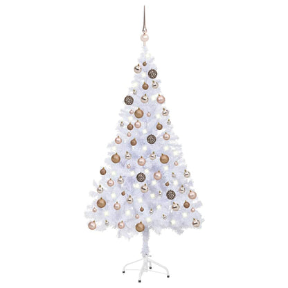 vidaXL Artificial Pre-lit Christmas Tree Ball Set 150 cm 380 Branches 1