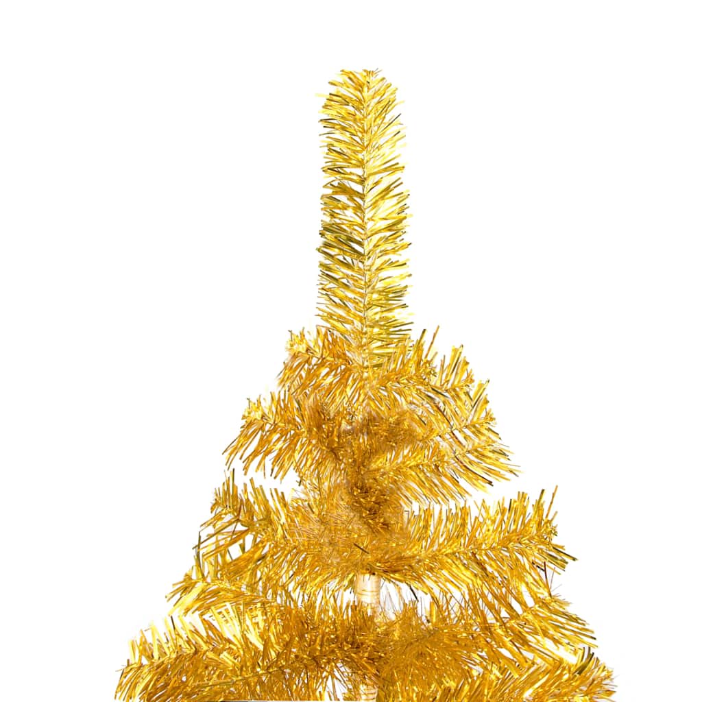 Artificial Pre-lit Christmas Tree in Gold