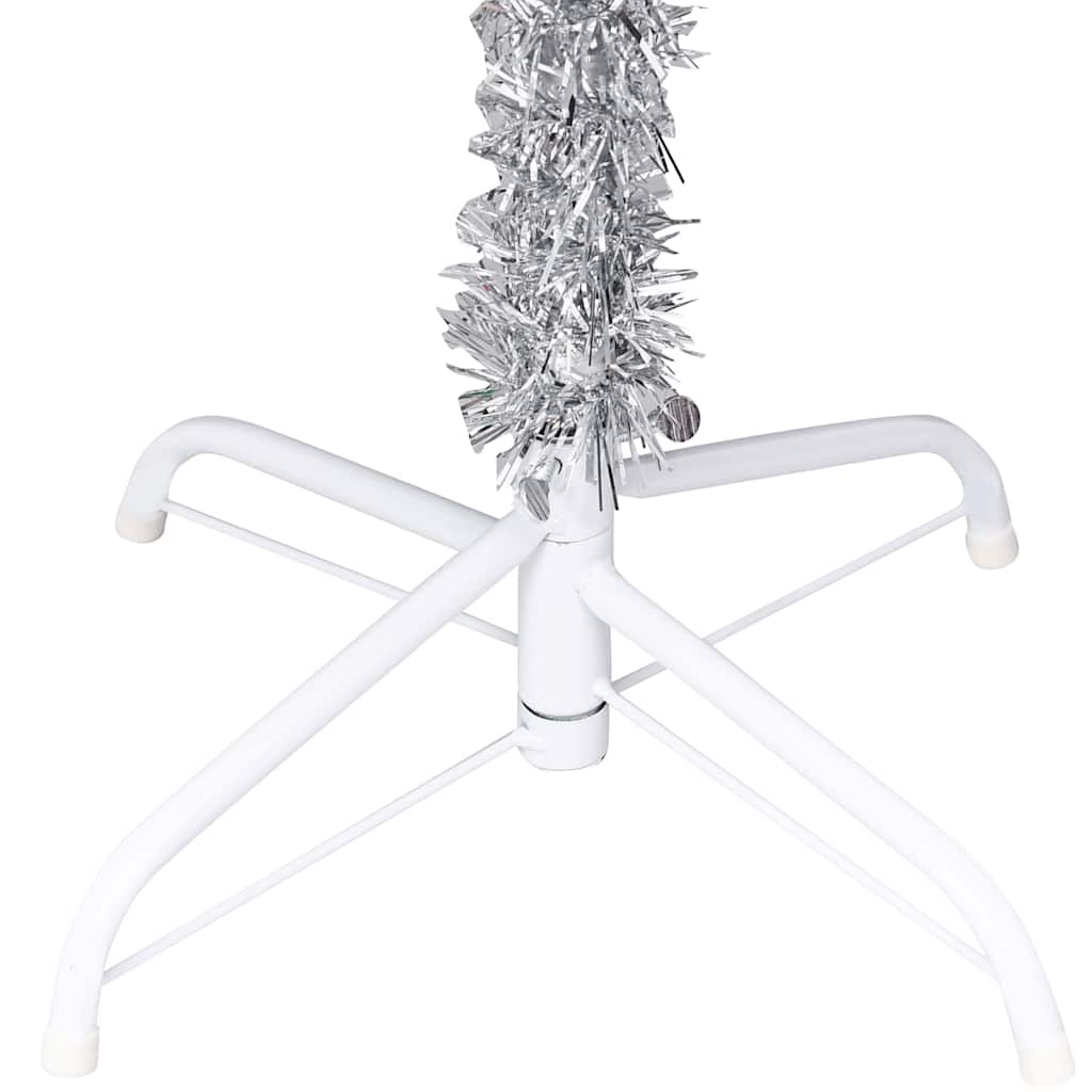 Artificial Pre-lit Christmas Tree in Silver