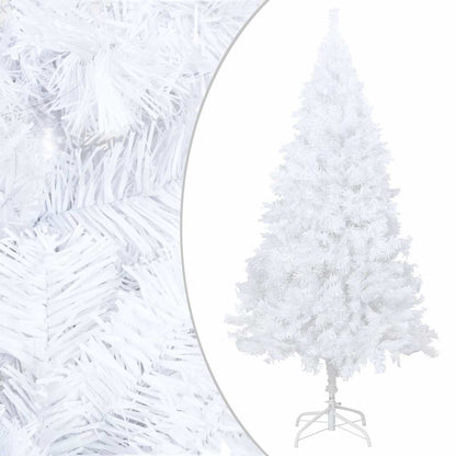 vidaXL Artificial Pre-lit Christmas Tree with Ball Set White 150cm PVC 2