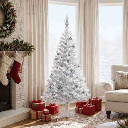 vidaXL Christmas Tree PET 150 cm Silver