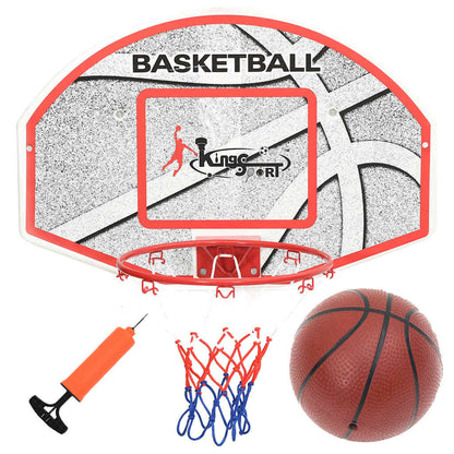 vidaXL Five Piece Wall Mounted Basketball Backboard Set 66x44.5 cm 1