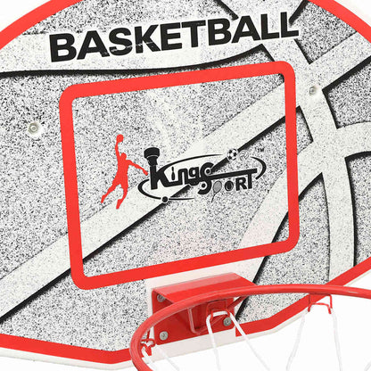 vidaXL Five Piece Wall Mounted Basketball Backboard Set 66x44.5 cm 5