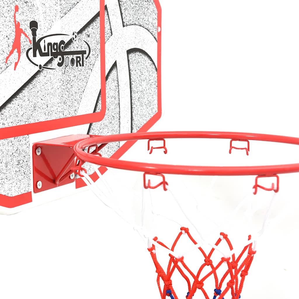 vidaXL Five Piece Wall Mounted Basketball Backboard Set 66x44.5 cm 6